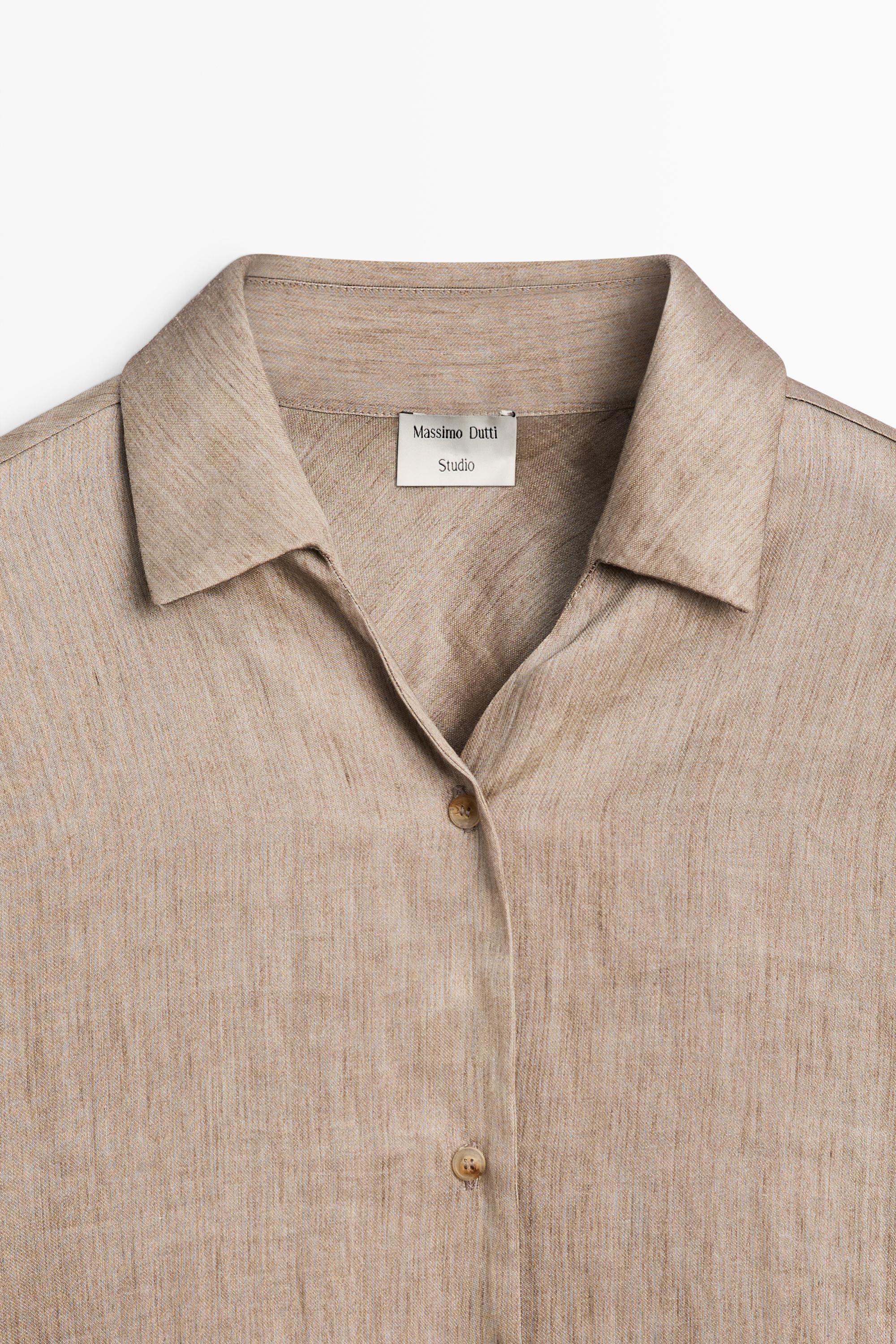 Studio satin flowing shirt